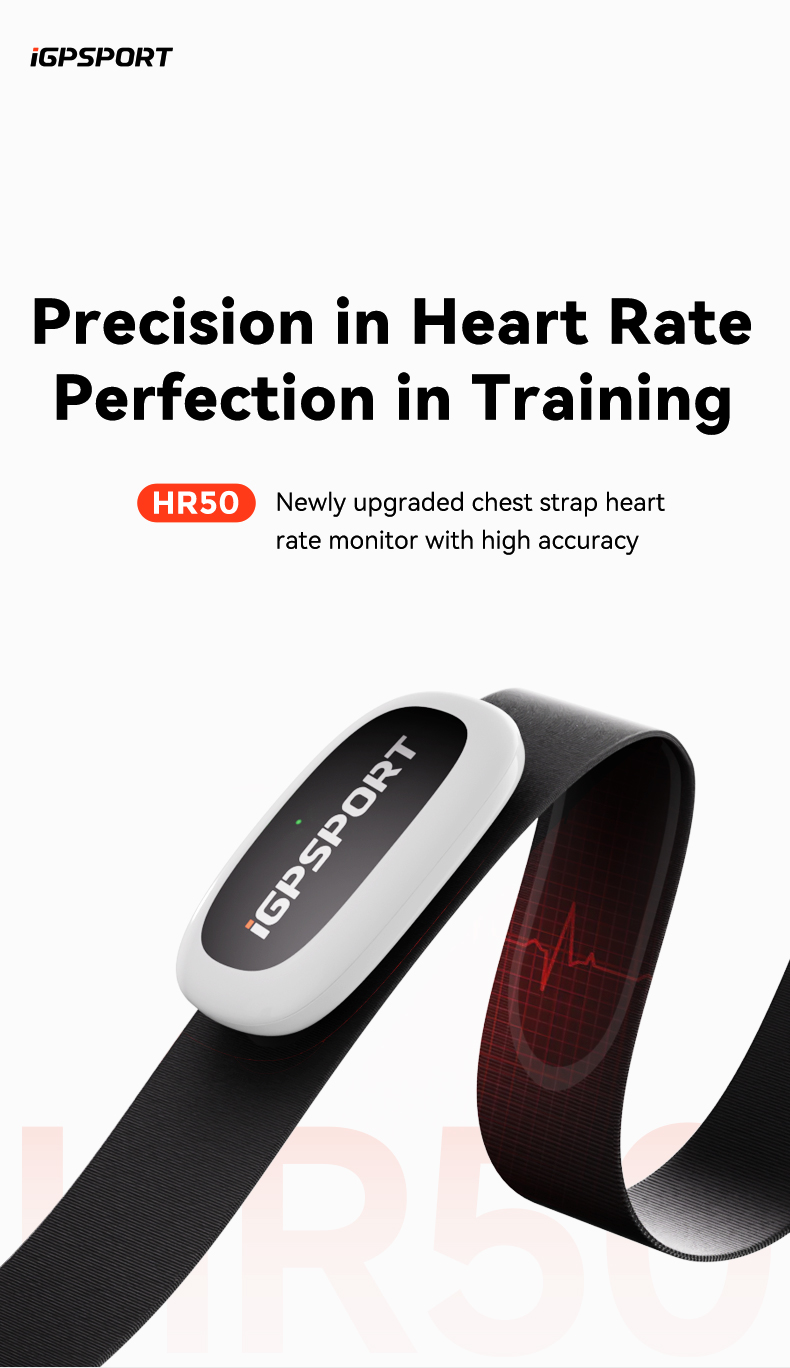 Heart Rate Strap Chest - IGPSPORT HR50 Hartslagmeter Borstband ANT +