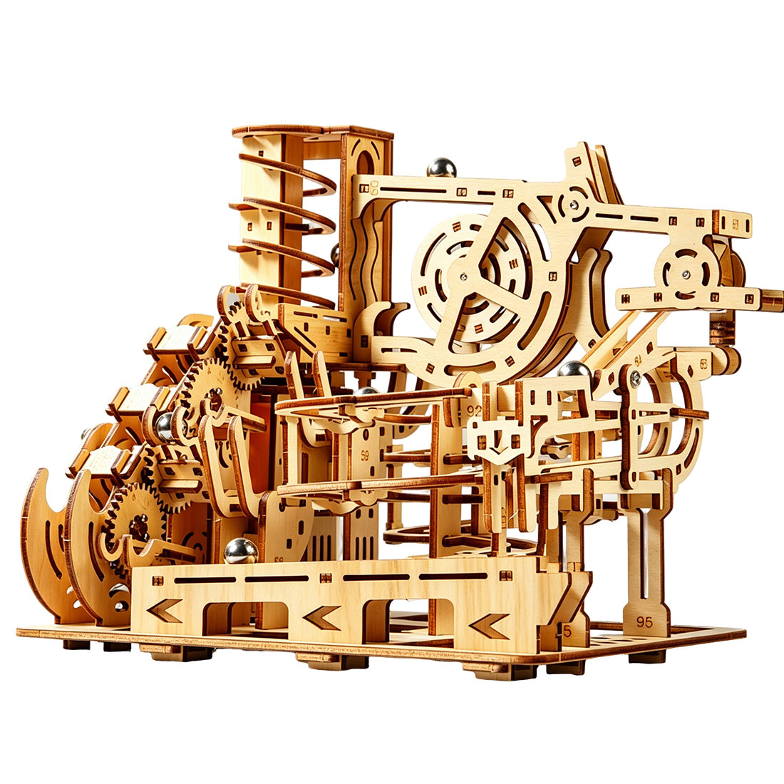 Running Gear Gifts - 3D Houten puzzel Mechanische Marble Run