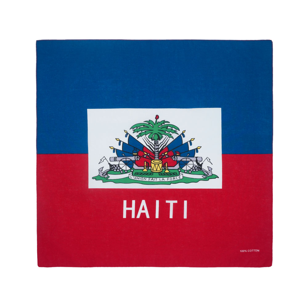 Running Gear Gifts - Haiti Vlag Bandana 100% Katoen Vrouwen
