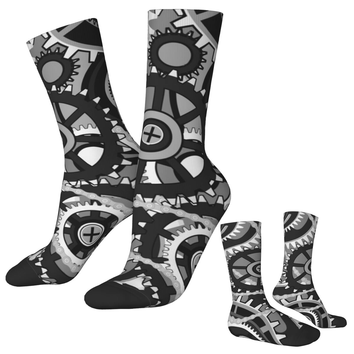Running Gear Gifts - Gears Vintage Wielen Kousen Mannen Print
