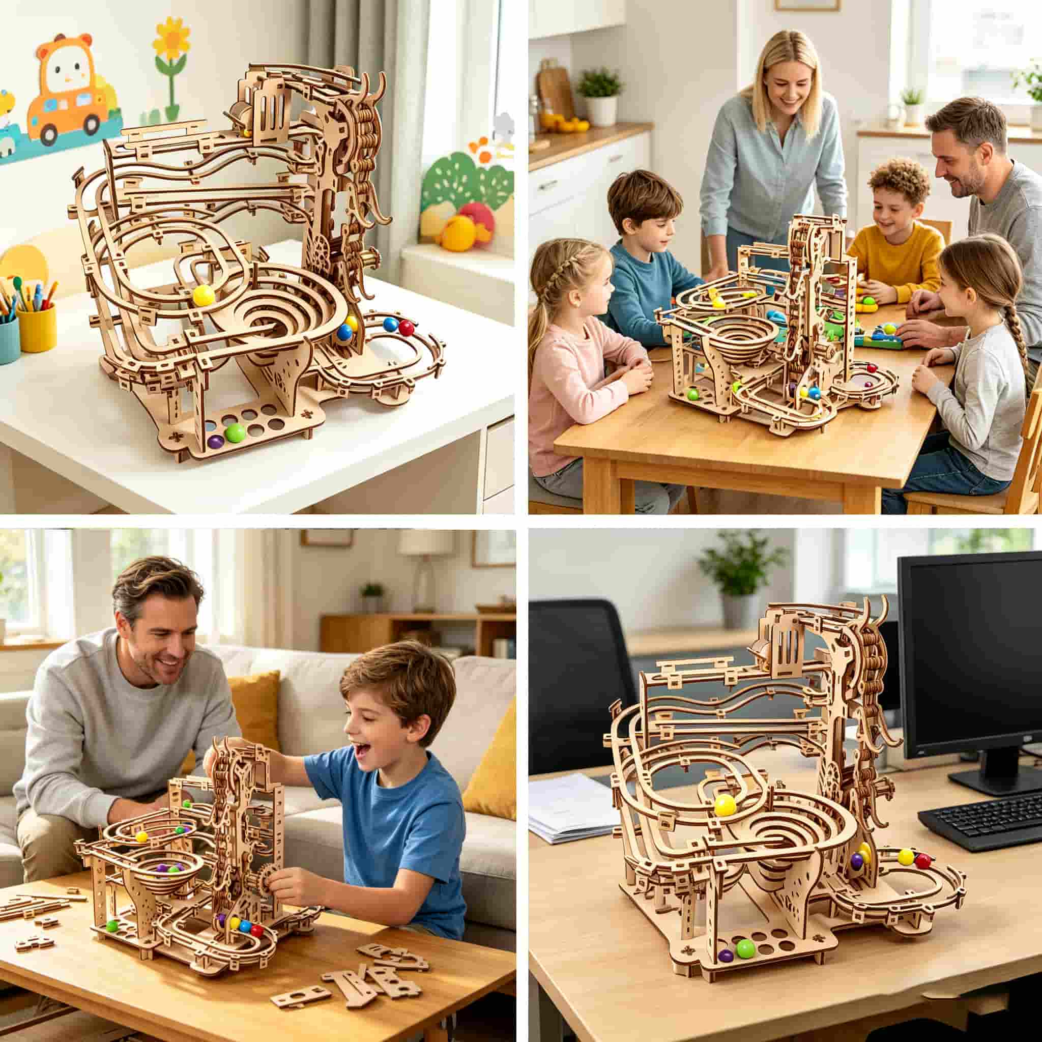 Mechanische Marble Run 3D hout - Running Gear Gifts recensie en prijs