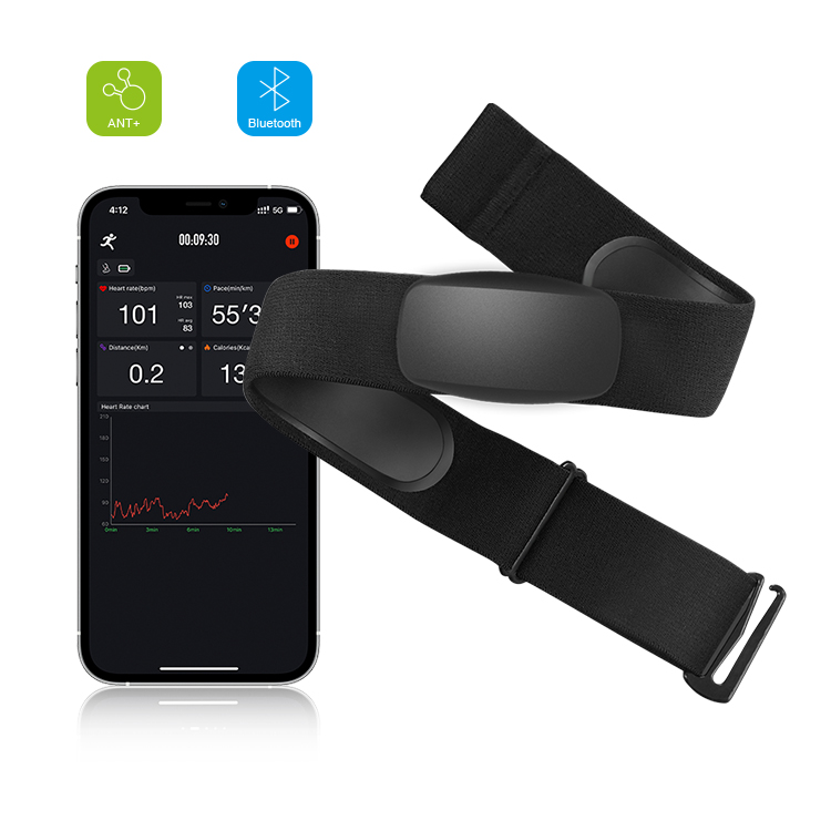 BLE5.0 ANT+ Hartslagmeter Bors - Heart Rate Strap Chest recensie en prijs