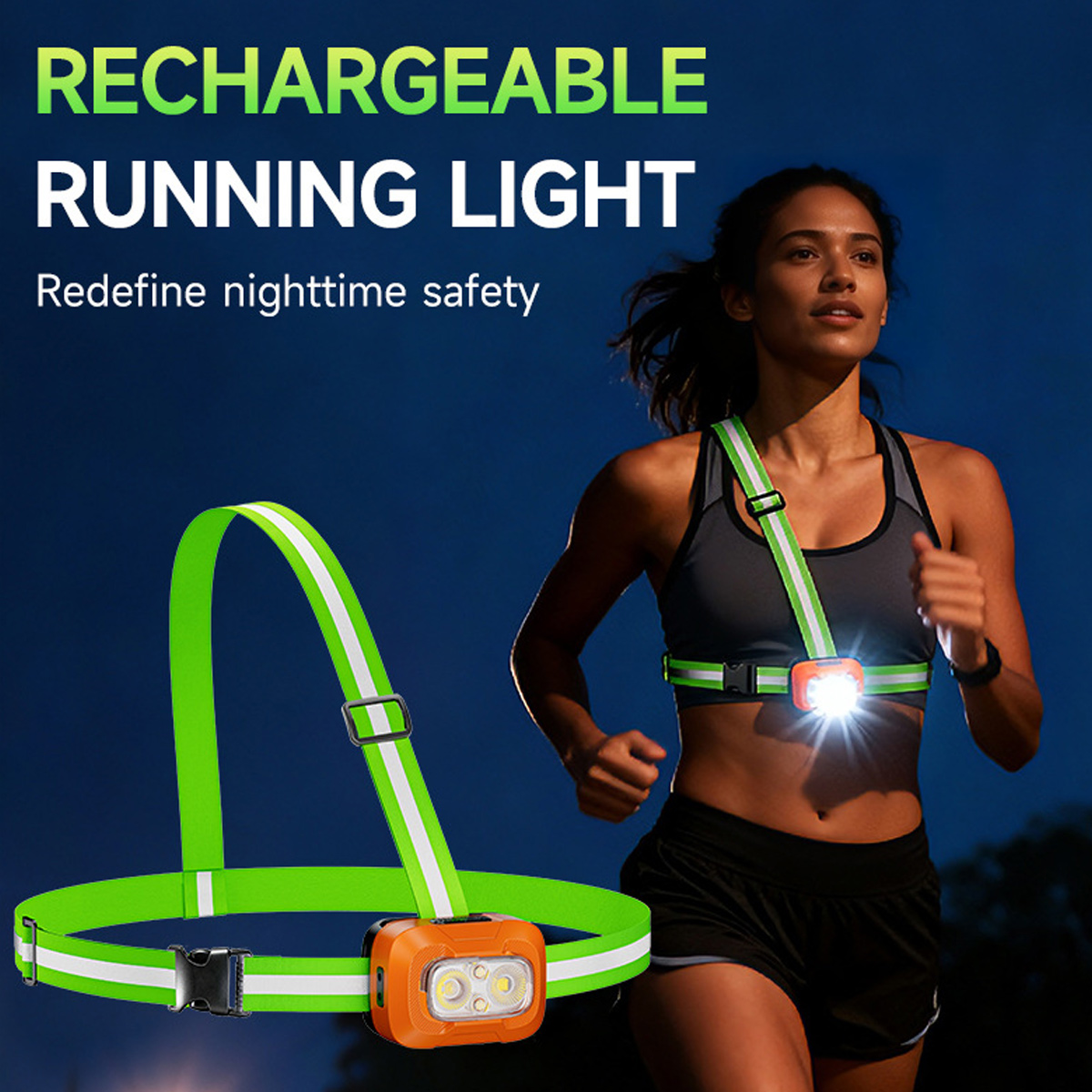 Looplicht USB Oplaadbaar Water - Running Gear Reflective recensie en prijs