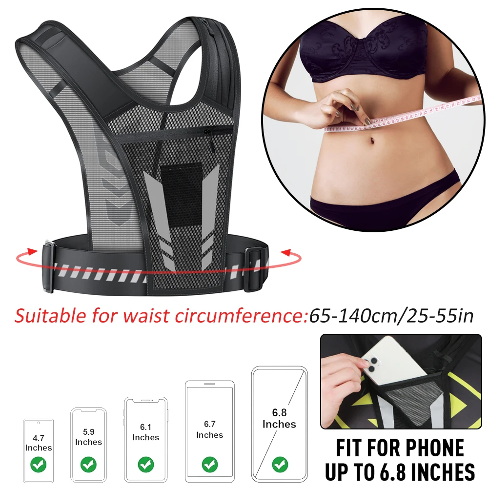 OSSOHH 1-delig hardloopvest, u - Running Gear Reflective recensie en prijs